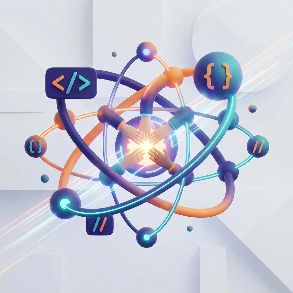 A group of students collaborating